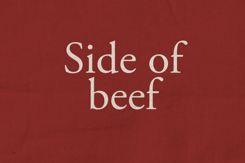 Beef Side [ kg ]